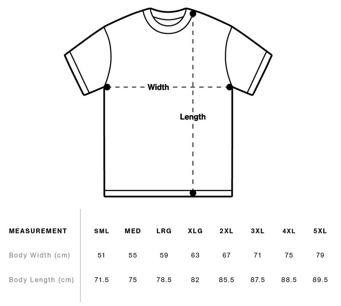 The Salty Tee — Heavyweight 100% Cotton